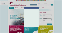 Desktop Screenshot of icelandfriendfinder.com